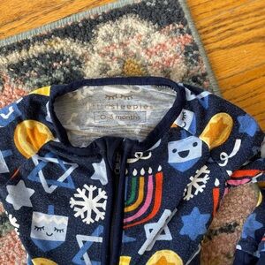 Little Sleepies Baby Zip Pajamas - Playful Dreidels